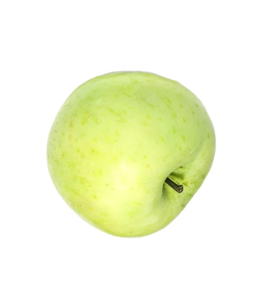 Grönt färskt äpple — Stockfoto