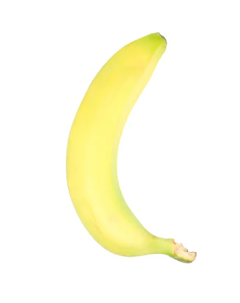 กล้วยสุกที่แยกกันบนพื้นหลังสีขาว — ภาพถ่ายสต็อก