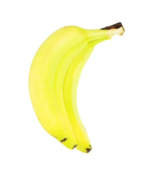 白で隔離される木バナナ — ストック写真