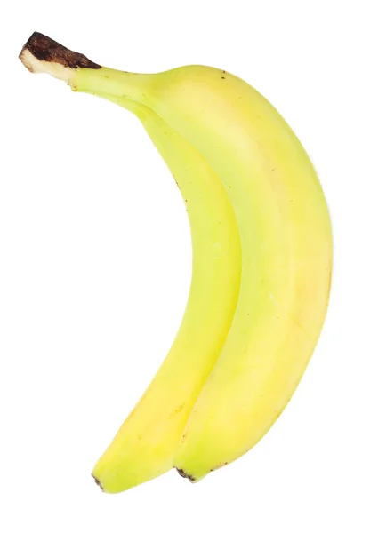 흰 배경의 바나나 — 스톡 사진