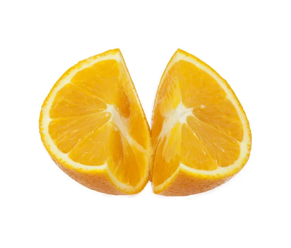 Apelsiner på vit bakgrund — Stockfoto
