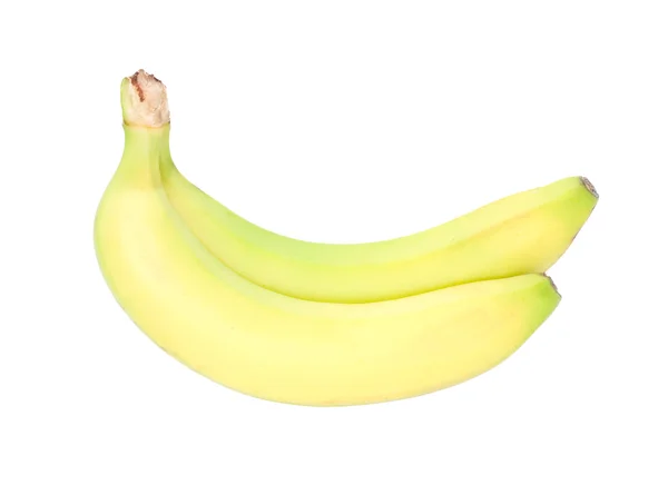 O grămadă de banane izolate pe fundal alb — Fotografie, imagine de stoc