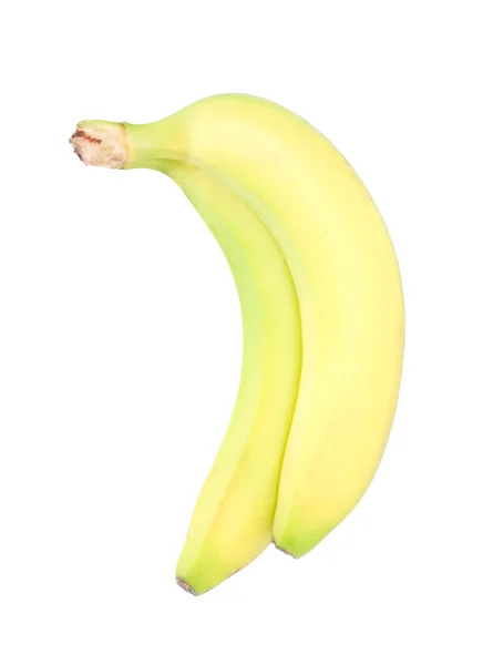 O grămadă de banane izolate pe fundal alb — Fotografie, imagine de stoc