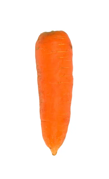 Ripe carrots isolated on a white background — Stock Photo, Image