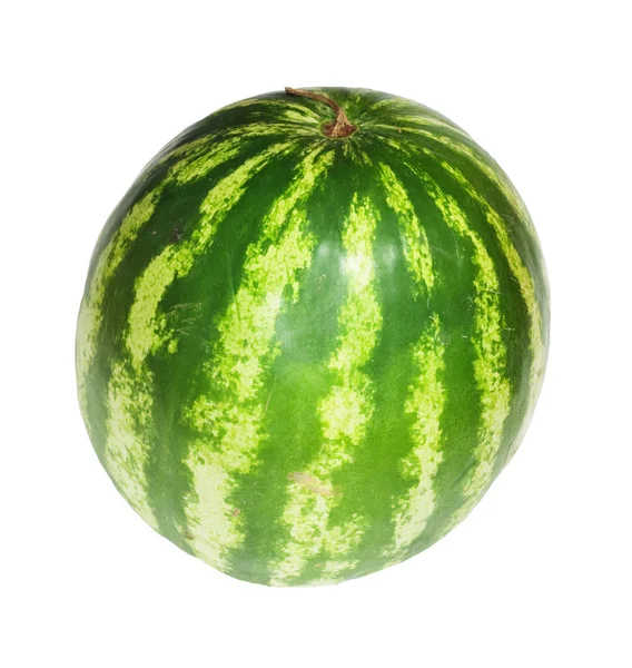 Stora vattenmelon. isolerad på vit — Stockfoto