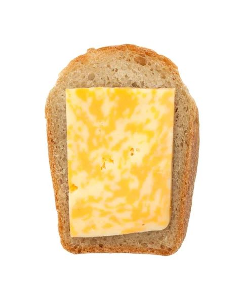 Cheese with bread — Stock Photo, Image