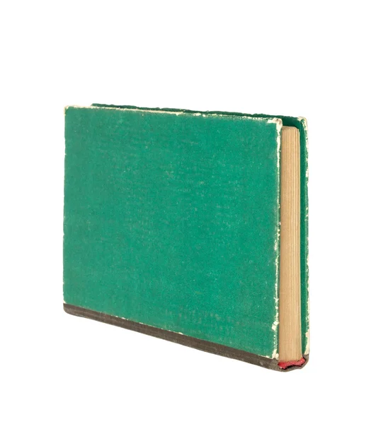 孤立在白色背景上的绿色书籍 — 图库照片