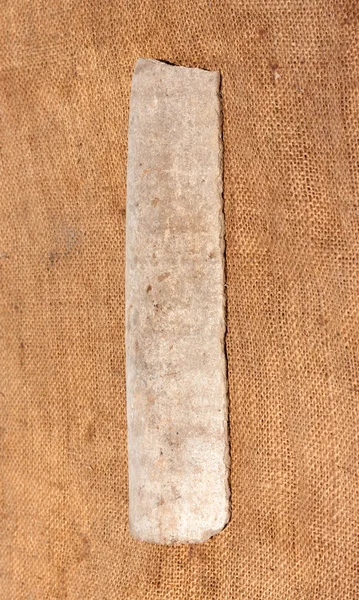 斯普林特石棉管上的粗麻布 fa 背景 — 图库照片