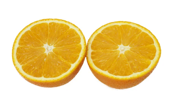 Narancs fehér alapon — Stock Fotó