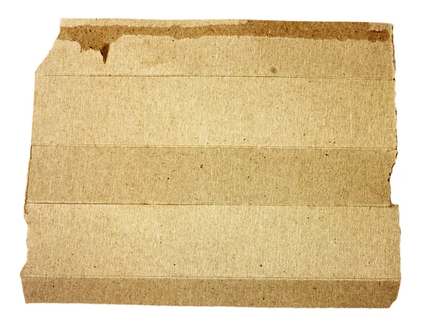 Παλιά φύλλο χαρτί που απομονώνονται σε λευκό — Φωτογραφία Αρχείου