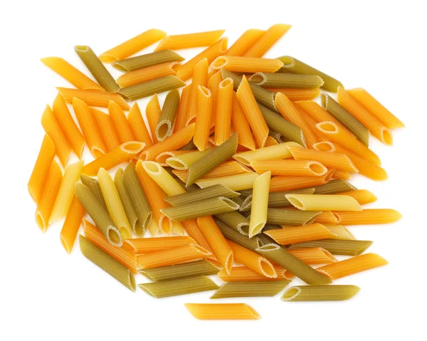 Group of Uncooked Multicolor Fiori Pasta — Stock Photo, Image