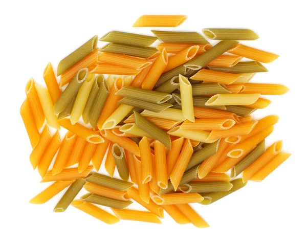 Group of Uncooked Multicolor Fiori Pasta — Stock Photo, Image