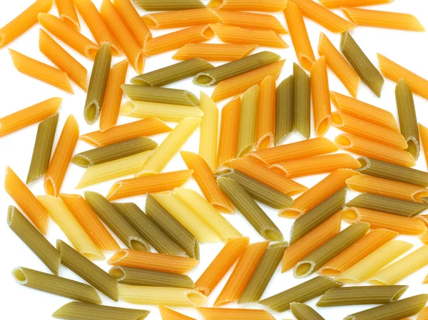 Gruppe af ubehandlede flerfarvede Fiori Pasta - Stock-foto
