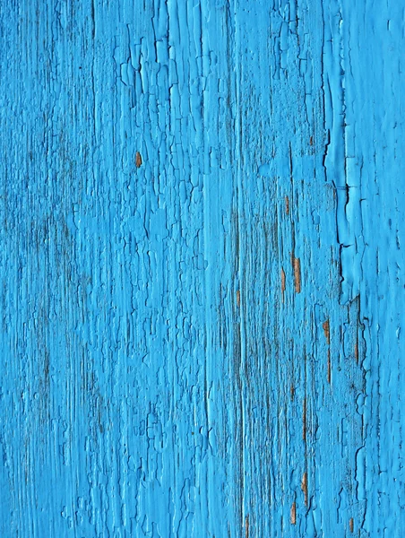 Zamykanie na niebieskie drewniane panele ogrodzenia — Zdjęcie stockowe