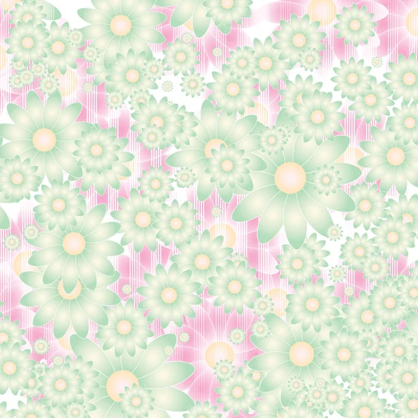 Fond floral aux couleurs douces — Image vectorielle