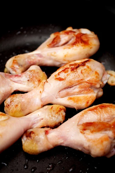 stock image Crispy fried chicken legs cooking