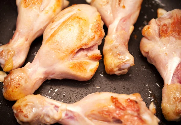 stock image Crispy fried chicken legs cooking