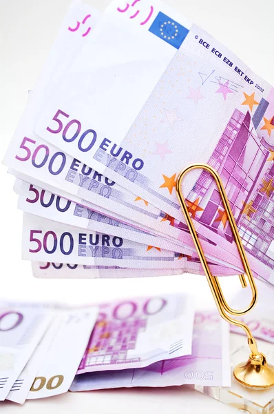 500 eurosedlar pengar — 图库照片