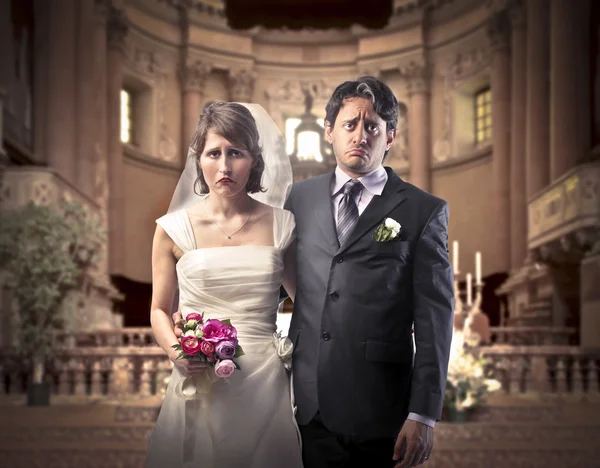 Matrimonio triste — Foto Stock