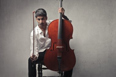 Celloist clipart