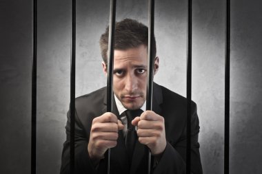 Guilty businessman clipart