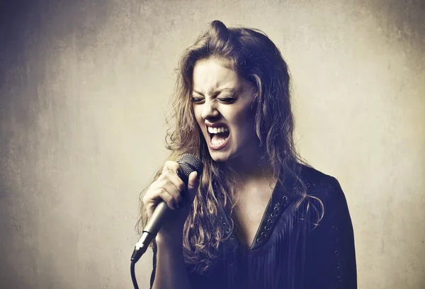 Singer — Stock Photo, Image