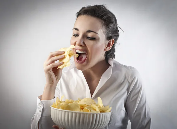 Chips for snack — Stock Photo, Image