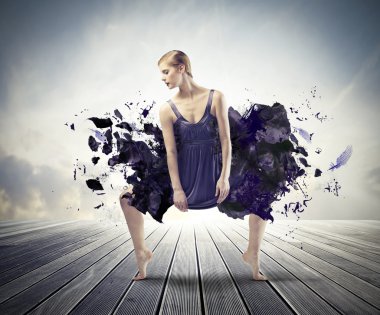 Artistic dance clipart