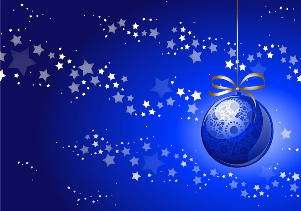 Boże Narodzenie tło w kolorze niebieskim — Wektor stockowy