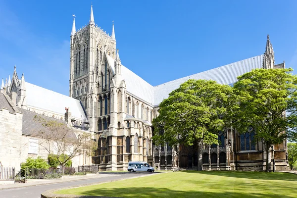 Kathedrale von Lincoln, East Midlands, England — Stockfoto