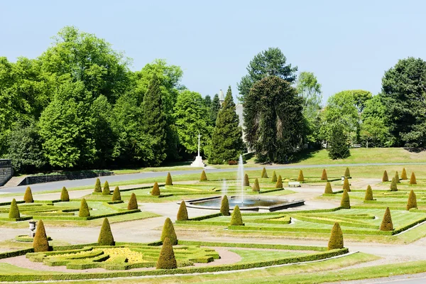 Jardín del Castillo de Barnard, Noreste, Inglaterra — Foto de Stock