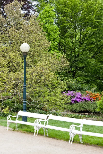 Park v Karlových Varech (Karlovy Vary), Česká republika — Stock fotografie