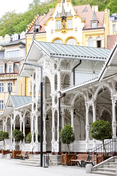 Market Colonnade, Karlovy Vary (Carlsbad), Czech Republic — Stock Photo, Image