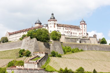 Marienberg Fortress, Wurzburg, Bavaria, Germany clipart