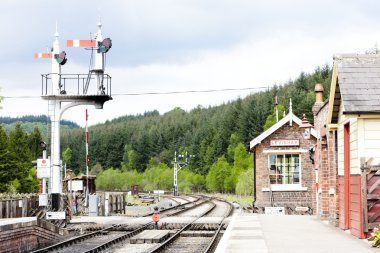 Levisham, North Yorkshire Moors Railway (NYMR), England clipart