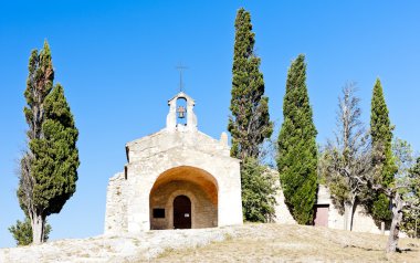 Eygalieres, Provence, Fransa yakınlarındaki Chapel St. Sixte