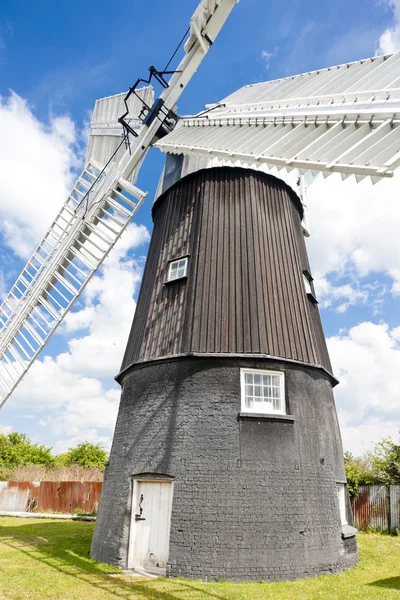 Wicken větrný mlýn, Východní Anglie, Anglie — Stock fotografie