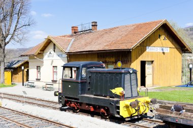 Railway museum in Zubrnice clipart