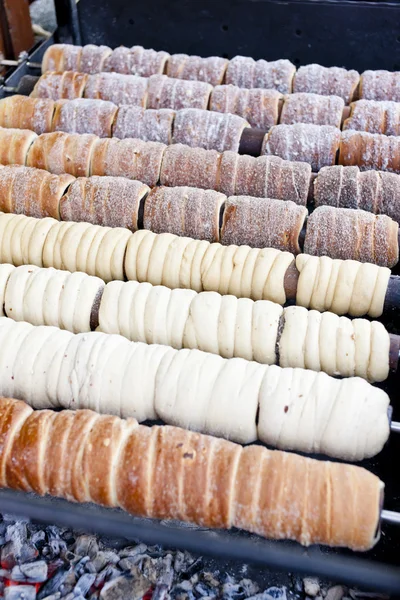 stock image Special Czech pastry called trdelnik
