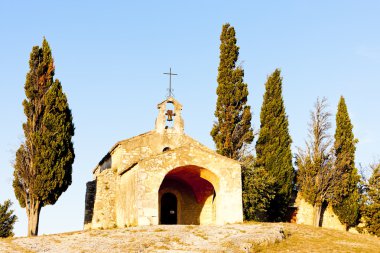 Chapel St. Sixte near Eygalieres, Provence, France clipart