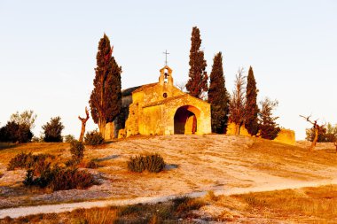 Eygalieres, Provence, Fransa yakınlarındaki Chapel St. Sixte