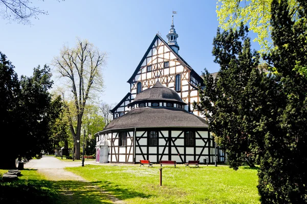 Houten kerk van swidnica, Silezië, Polen — Stockfoto