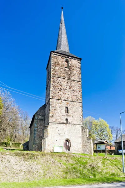 Romaanse kerk in swierzawa, Silezië, Polen — Stockfoto