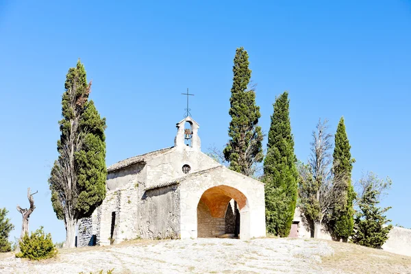 Eygalieres, Provence, Fransa yakınlarındaki Chapel St. Sixte — Stok fotoğraf