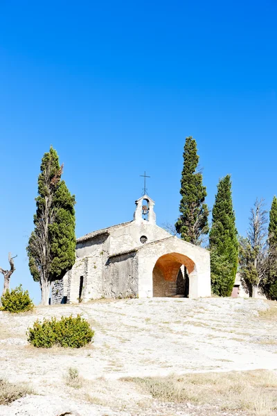 Eygalieres, Provence, Fransa yakınlarındaki Chapel St. Sixte — Stok fotoğraf