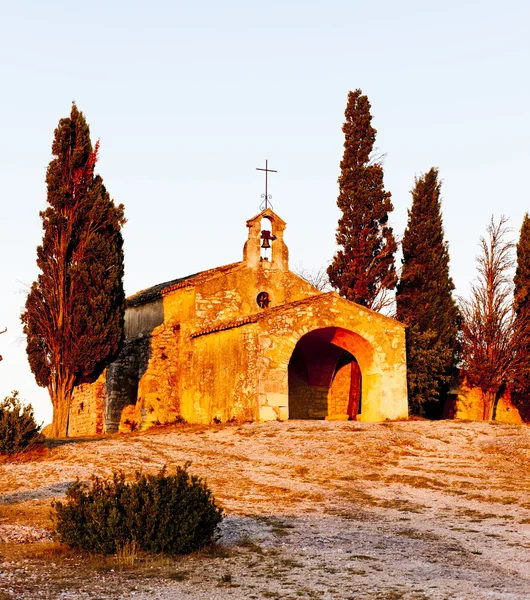 Capela St. Sixte perto de Eygalieres, Provence, França — Fotografia de Stock