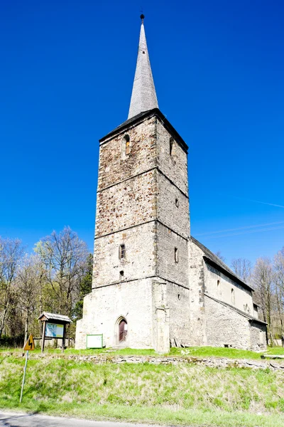 在 swierzawa、 西里西亚、 波兰的罗马式教堂 — 图库照片