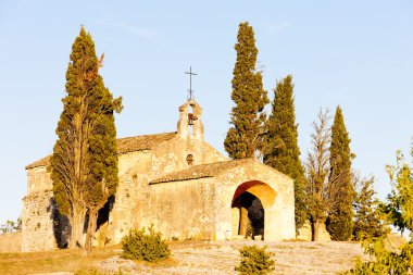 Eygalieres, Provence, Fransa yakınlarındaki Chapel St. Sixte