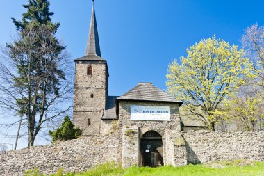 Romanesque church in Swierzawa, Silesia, Poland clipart