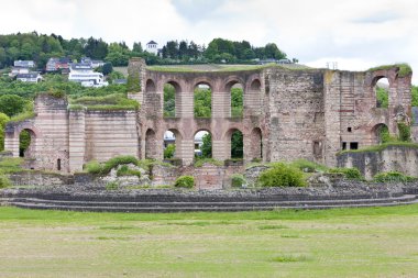 The Imperial Roman Baths, Trier, Rhineland-Palatinate, Germany clipart